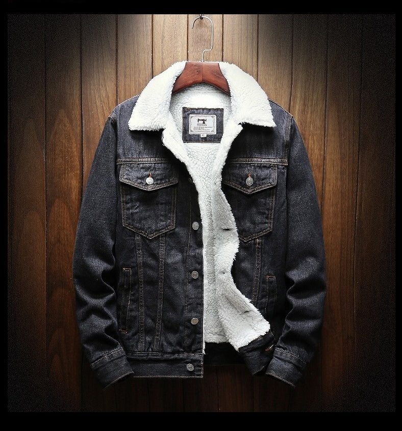 Maxfield - Men's Sherpa Lined Denim Jacket