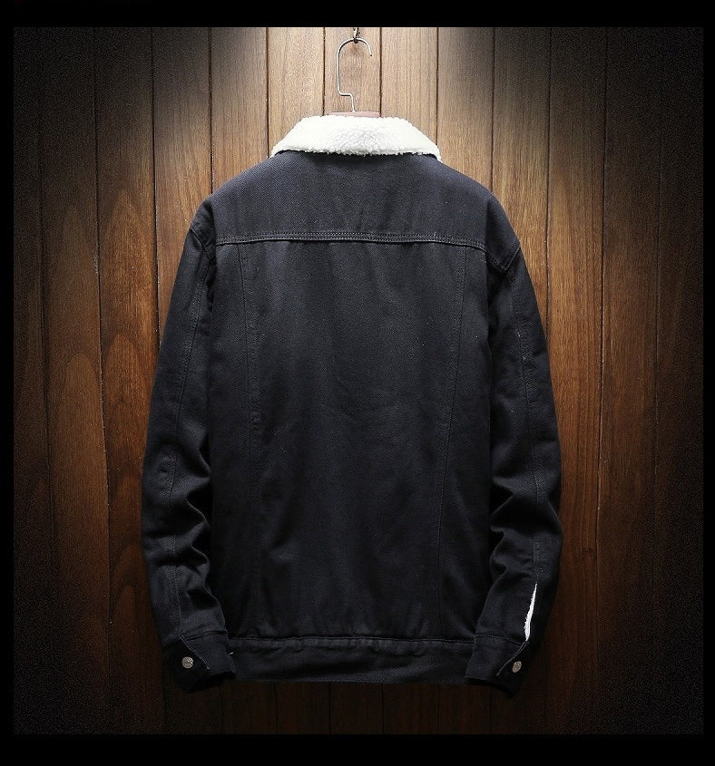 Maxfield - Men's Sherpa Lined Denim Jacket