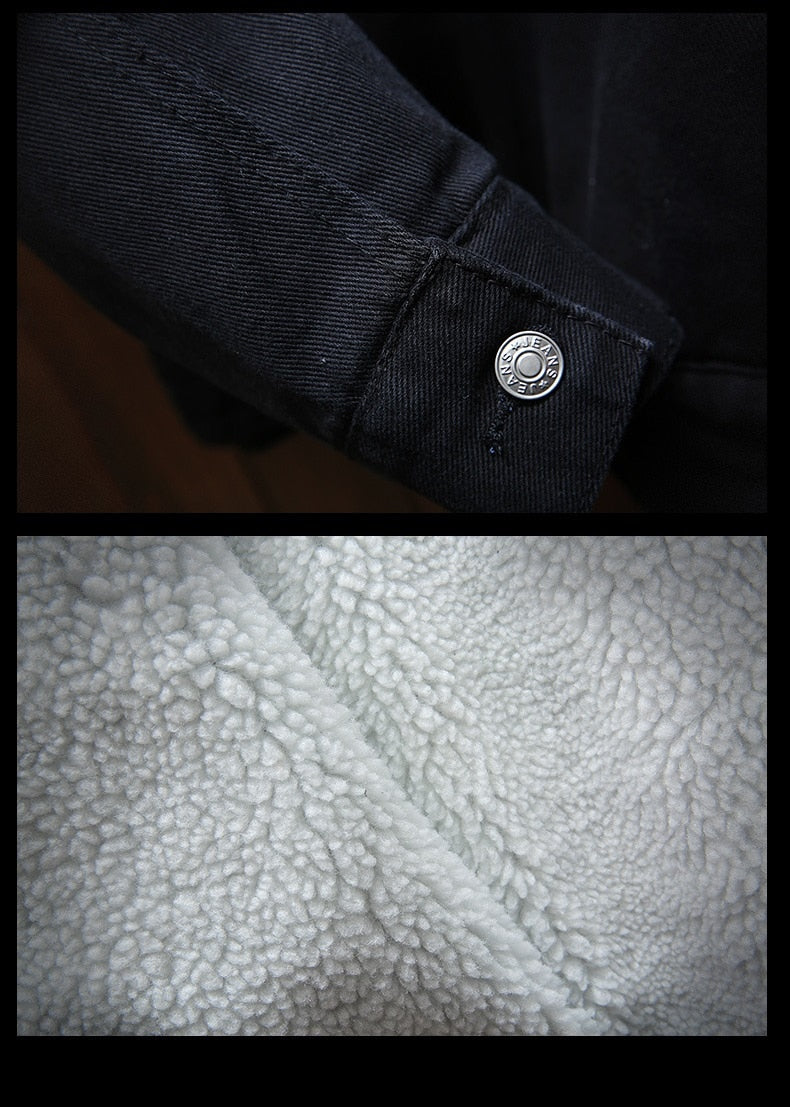 Maxfield - Men's Sherpa Lined Denim Jacket