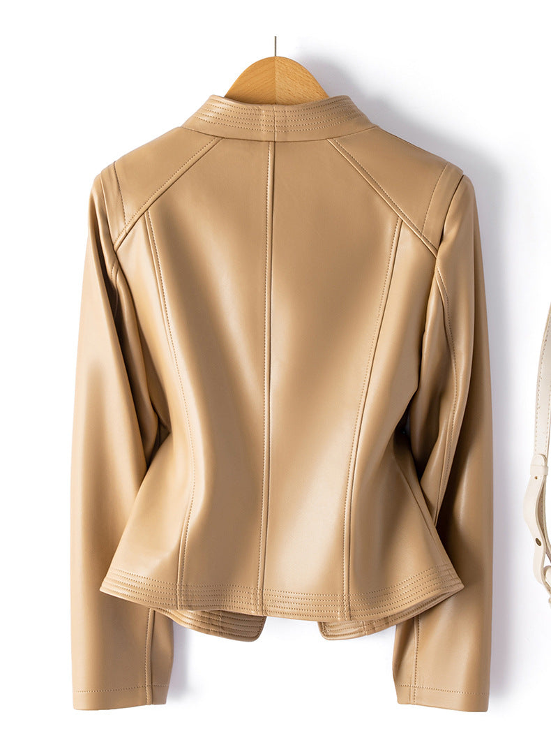 Melisande - Women's Shearling Moto Jacket