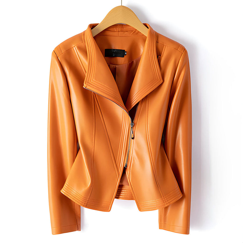 Melisande - Women's Shearling Moto Jacket