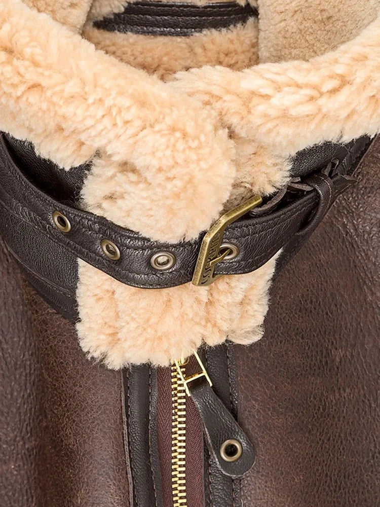 Merrick - Men's Shearling Leather Jacket