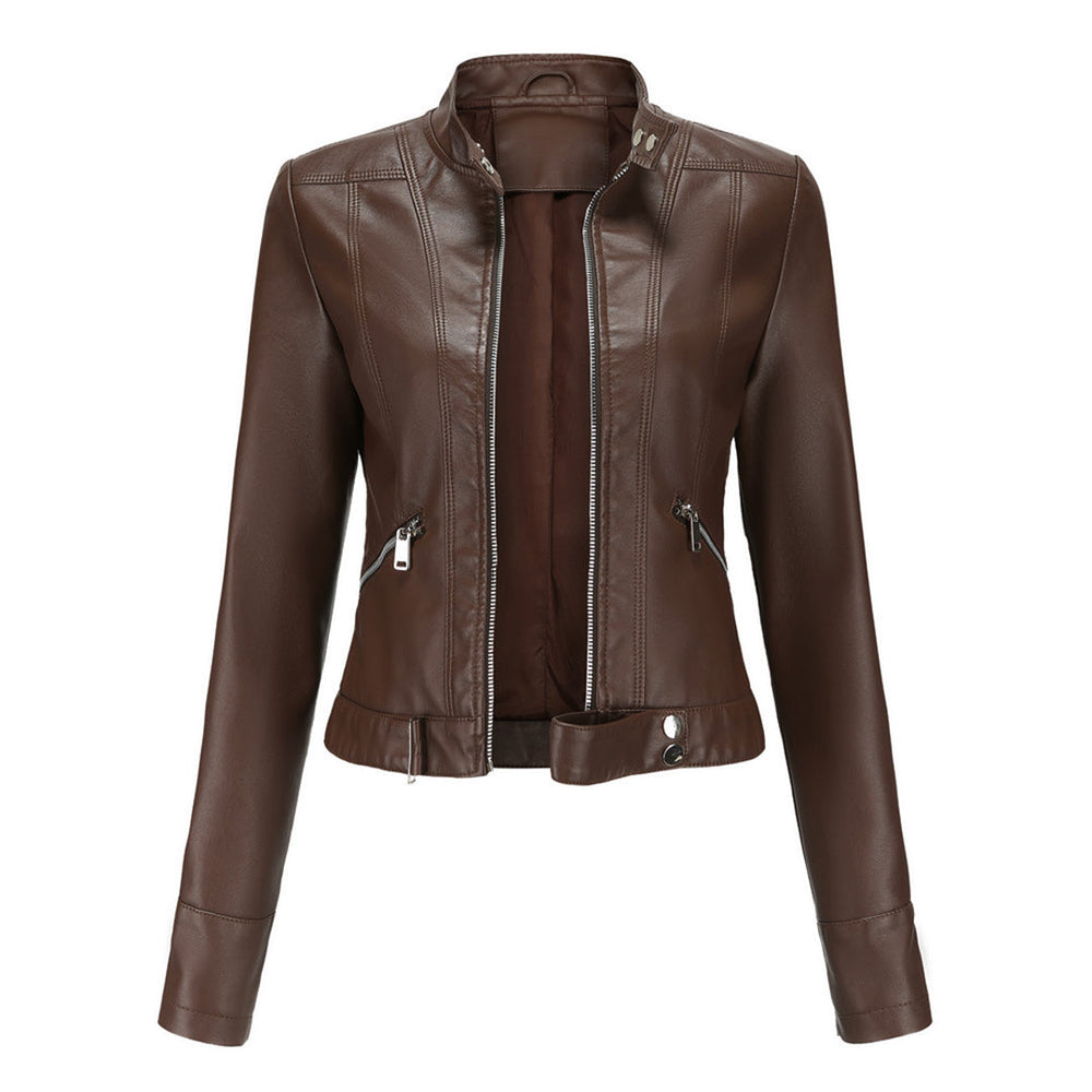 Mirabel - Women's Slim Fit Leather Jacket