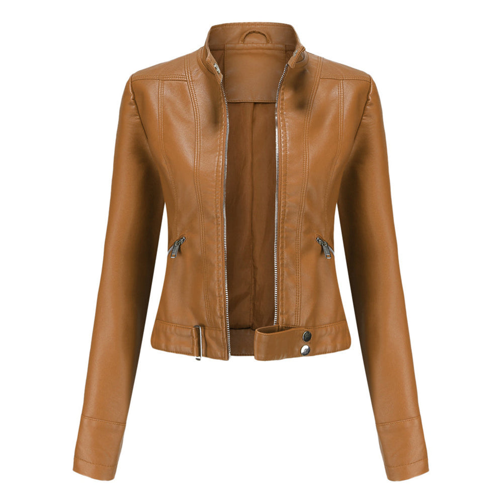 Mirabel - Women's Slim Fit Leather Jacket