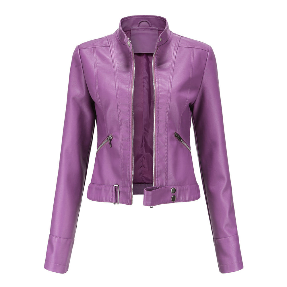 Mirabel - Women's Slim Fit Leather Jacket