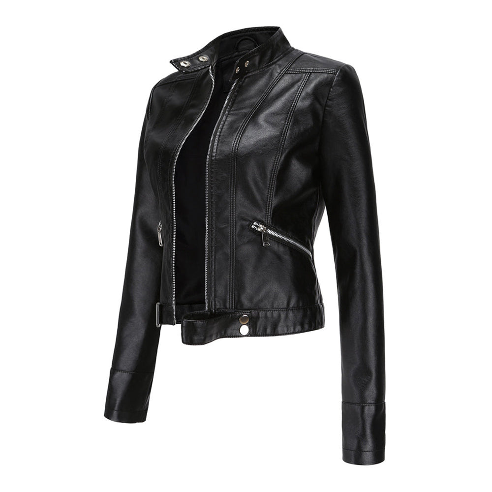 Mirabel - Women's Slim Fit Leather Jacket