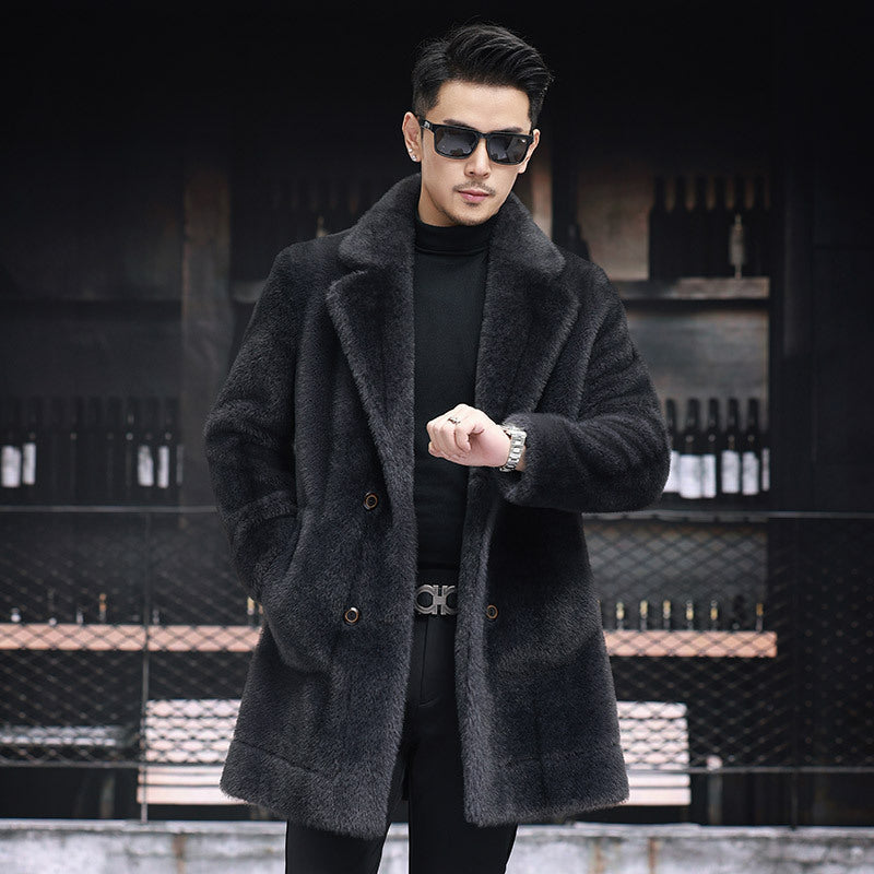 Nathaniel - Men's Faux Fur Coat