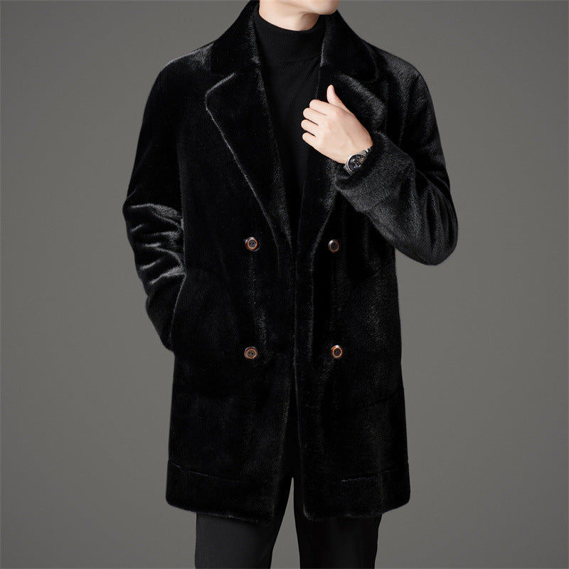 Nathaniel - Men's Faux Fur Coat