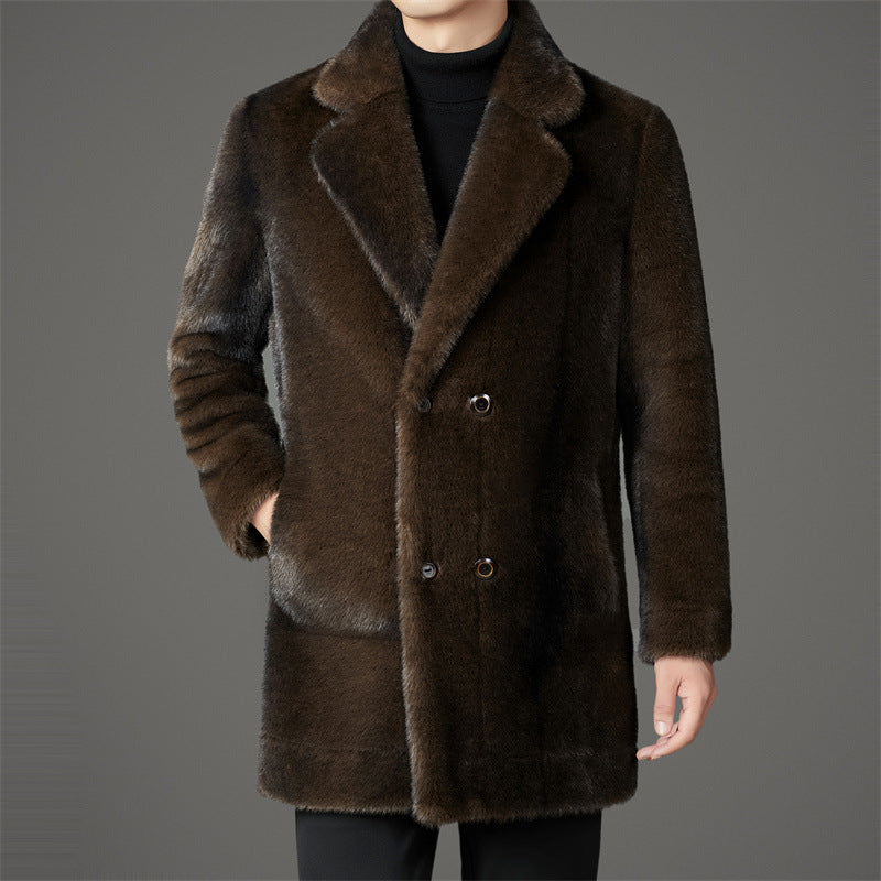Nathaniel - Men's Faux Fur Coat