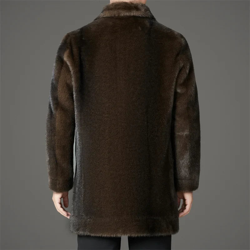Nathaniel - Men's Faux Fur Coat