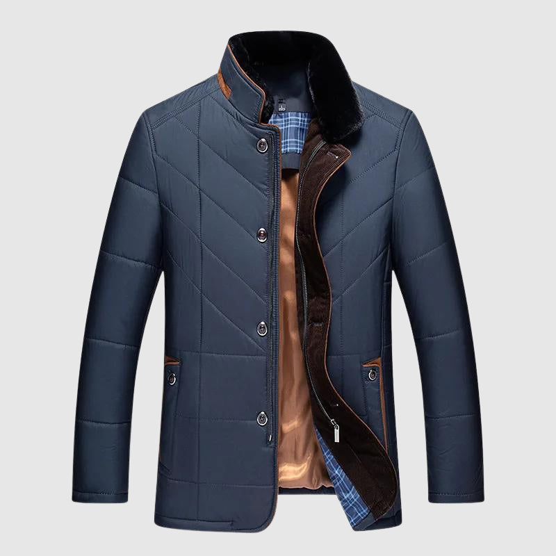 Nevin - Men's Quilted Fleece Jacket
