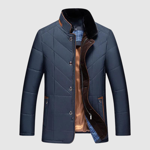 Nevin - Men's Quilted Fleece Jacket