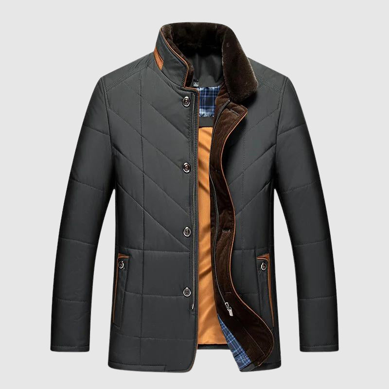Nevin - Men's Quilted Fleece Jacket