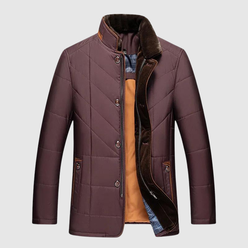 Nevin - Men's Quilted Fleece Jacket