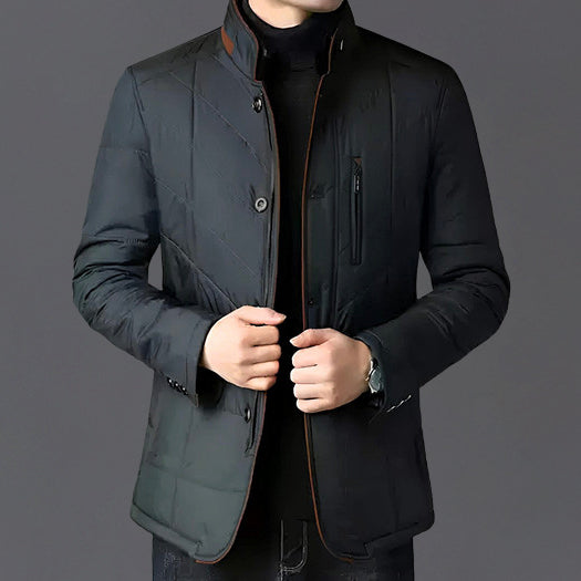 Nevin - Men's Quilted Fleece Jacket