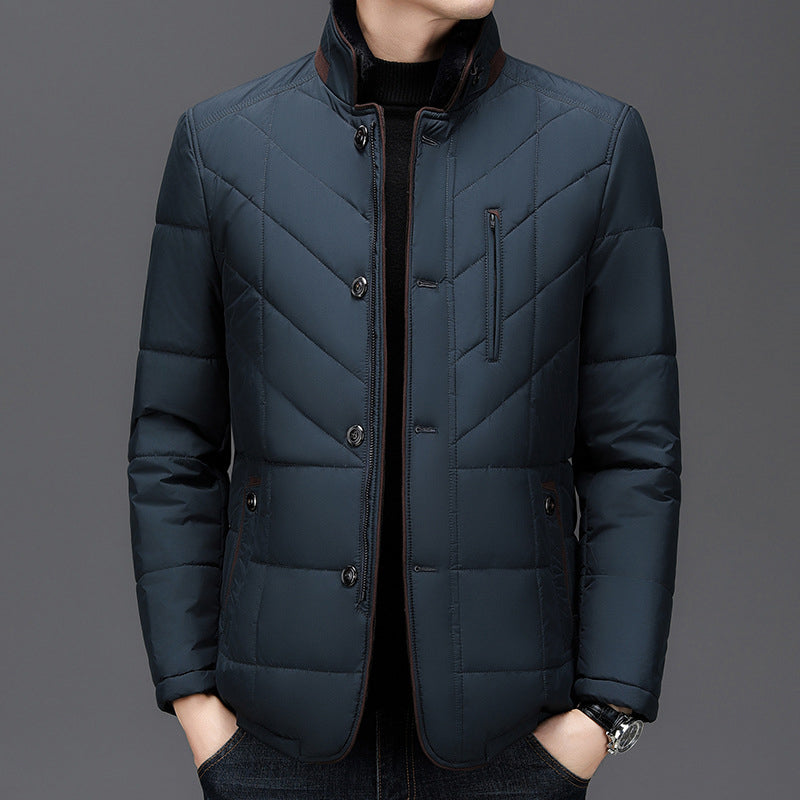 Nevin - Men's Quilted Fleece Jacket