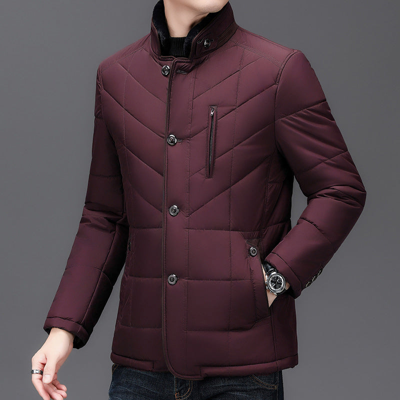 Nevin - Men's Quilted Fleece Jacket