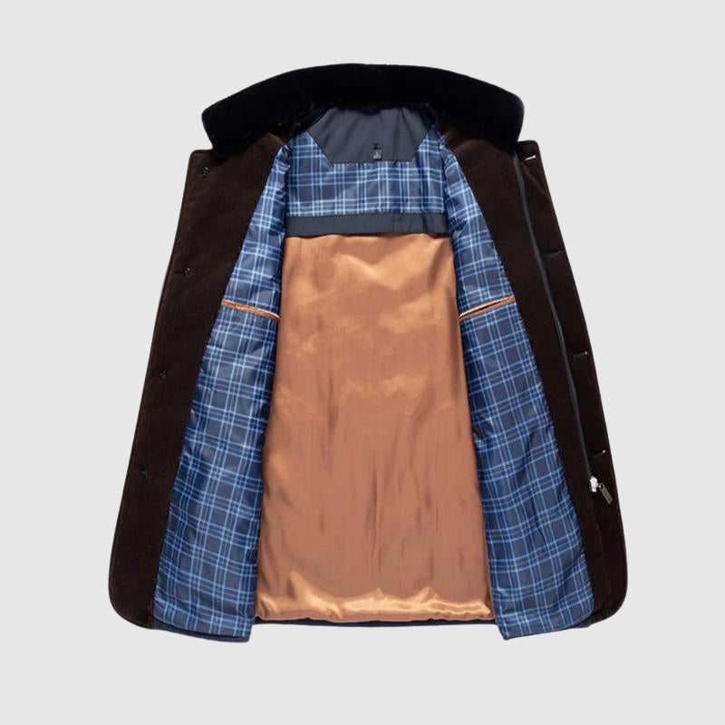 Nevin - Men's Quilted Fleece Jacket