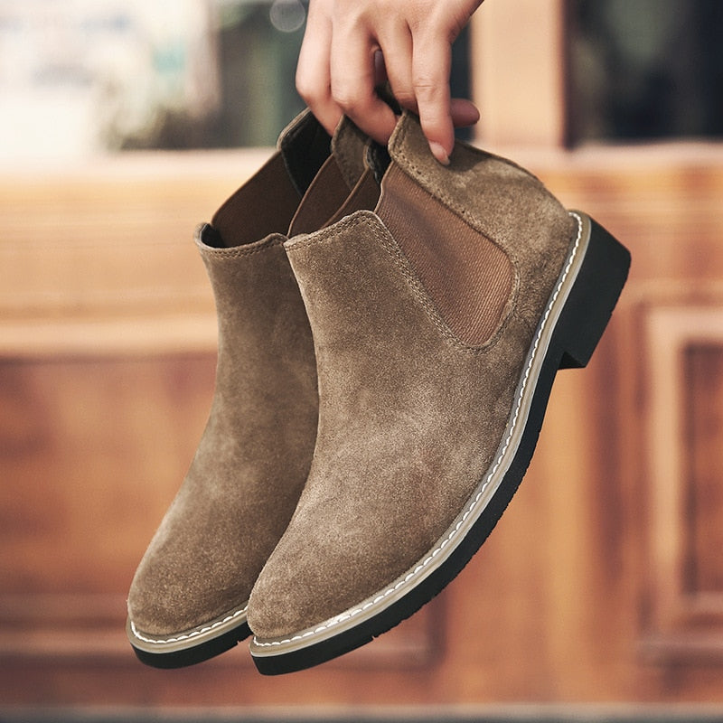 Oberon - Men's Suede Chelsea Boots