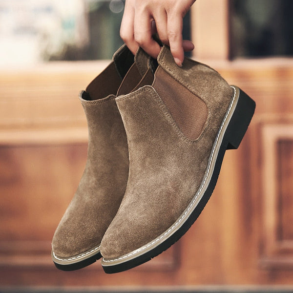 Oberon - Men's Suede Chelsea Boots