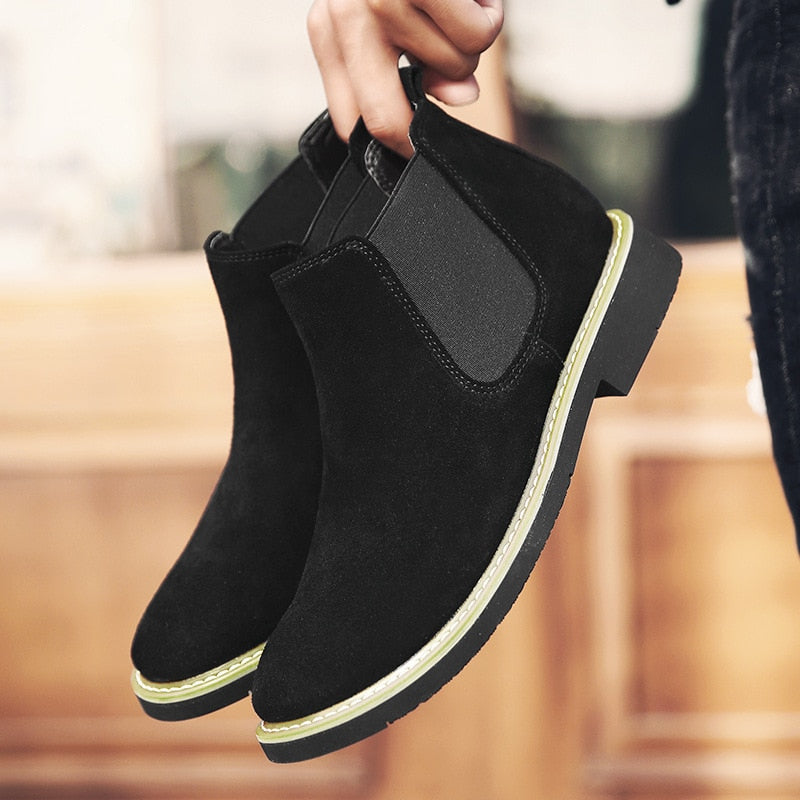 Oberon - Men's Suede Chelsea Boots