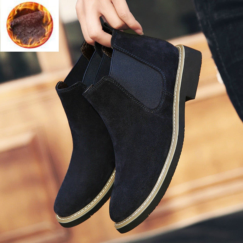 Oberon - Men's Suede Chelsea Boots