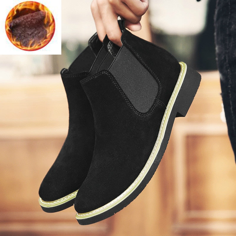 Oberon - Men's Suede Chelsea Boots