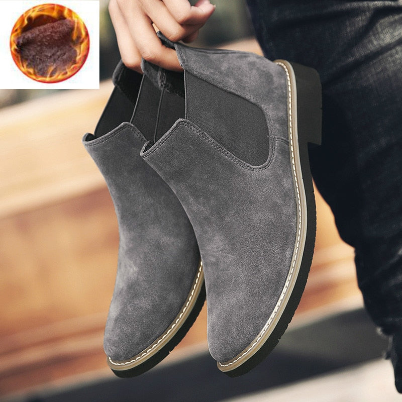 Oberon - Men's Suede Chelsea Boots