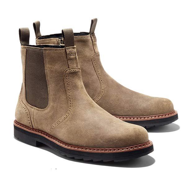 Octavian - Men's Black Leather Chelsea Boots