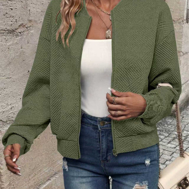 Odile - Women's Zip Up Knit Jacket
