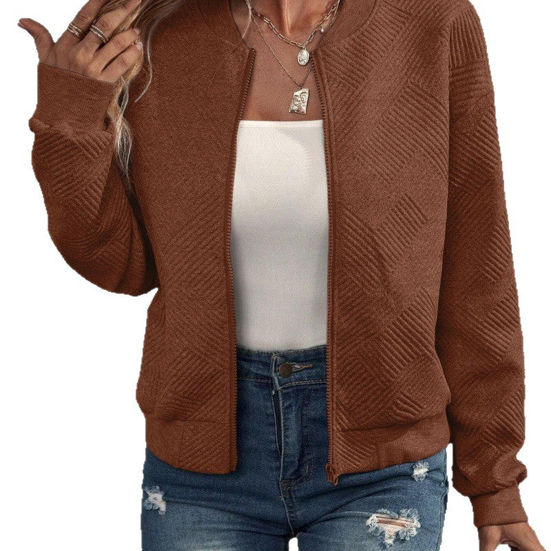 Odile - Women's Zip Up Knit Jacket