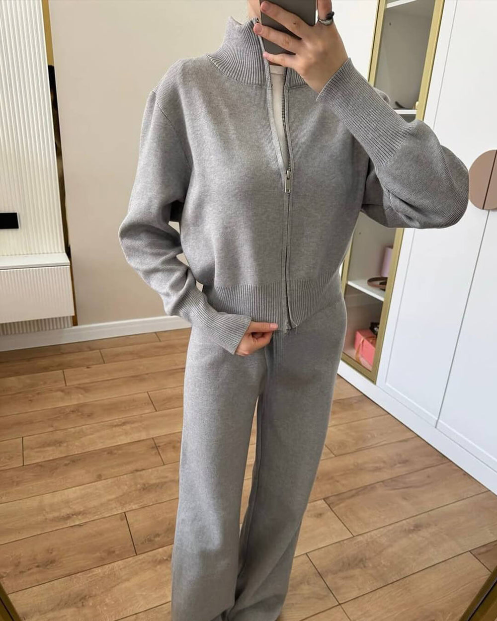 Ophelia - Women's Knit Sweater Two Piece Set