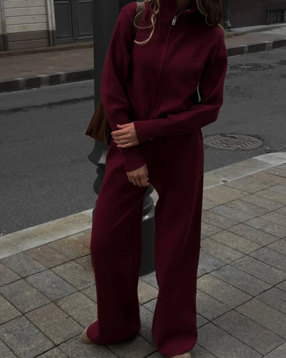 Ophelia - Women's Knit Sweater Two Piece Set