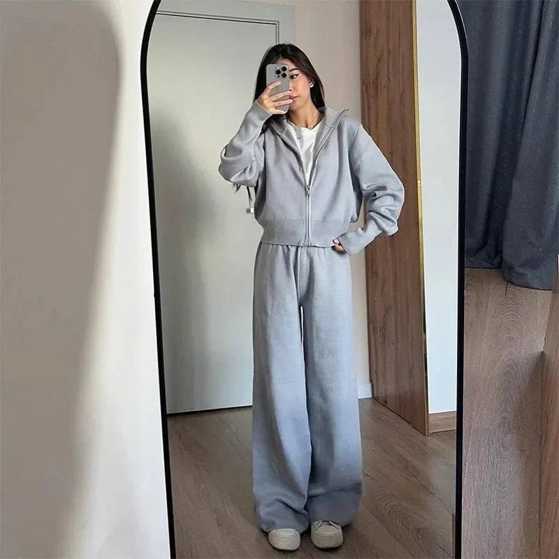 Ophelia - Women's Knit Sweater Two Piece Set