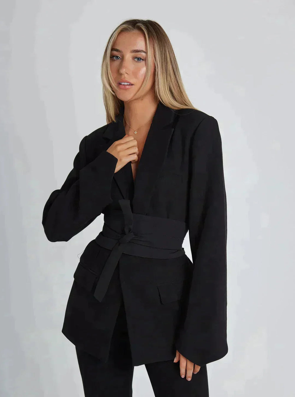 Persephone - Women's Belted Blazer