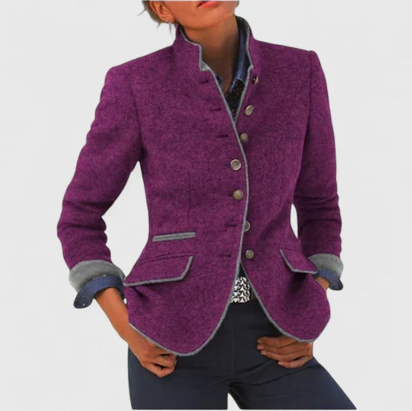 Philippa - Women's Fitted Knit Blazer