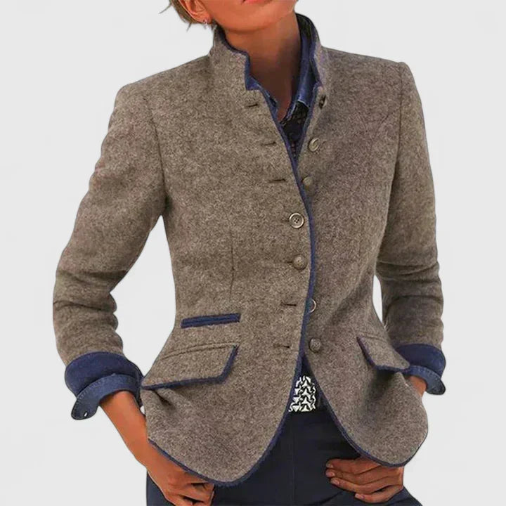 Philippa - Women's Fitted Knit Blazer