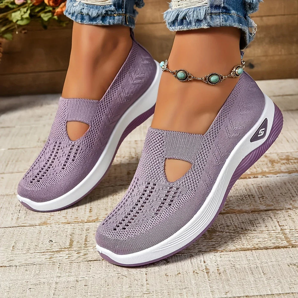 Sabine - Women's Mesh Slip On Sneakers