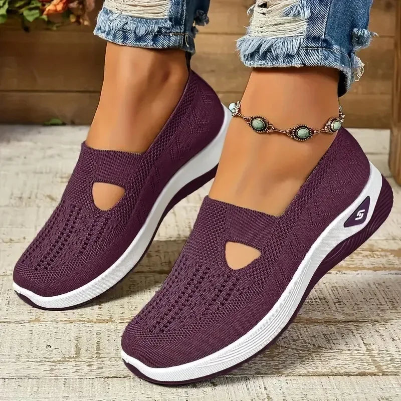 Sabine - Women's Mesh Slip On Sneakers