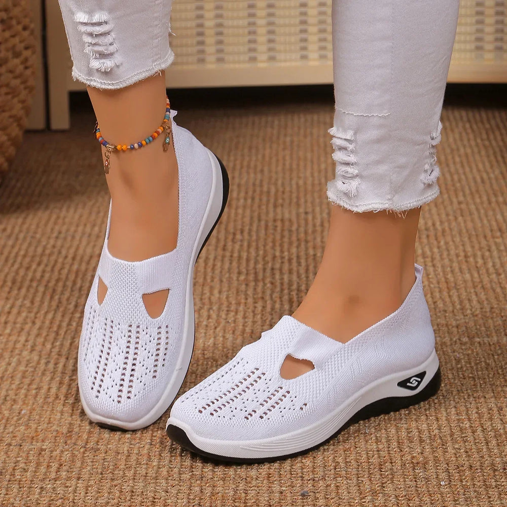 Sabine - Women's Mesh Slip On Sneakers