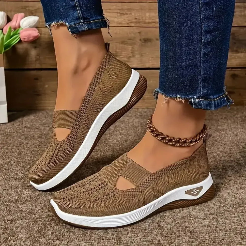 Sabine - Women's Mesh Slip On Sneakers