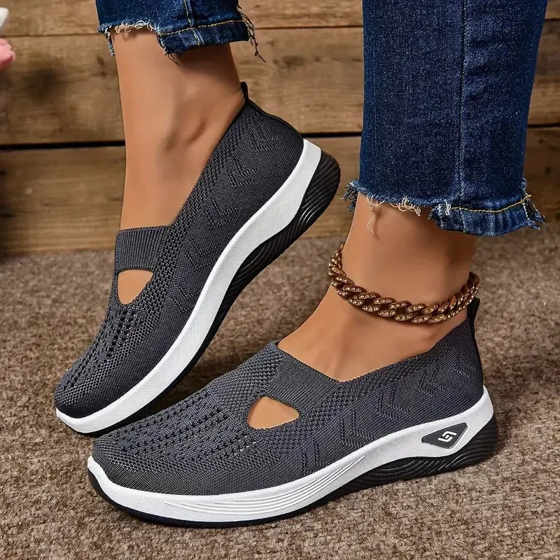 Sabine - Women's Mesh Slip On Sneakers