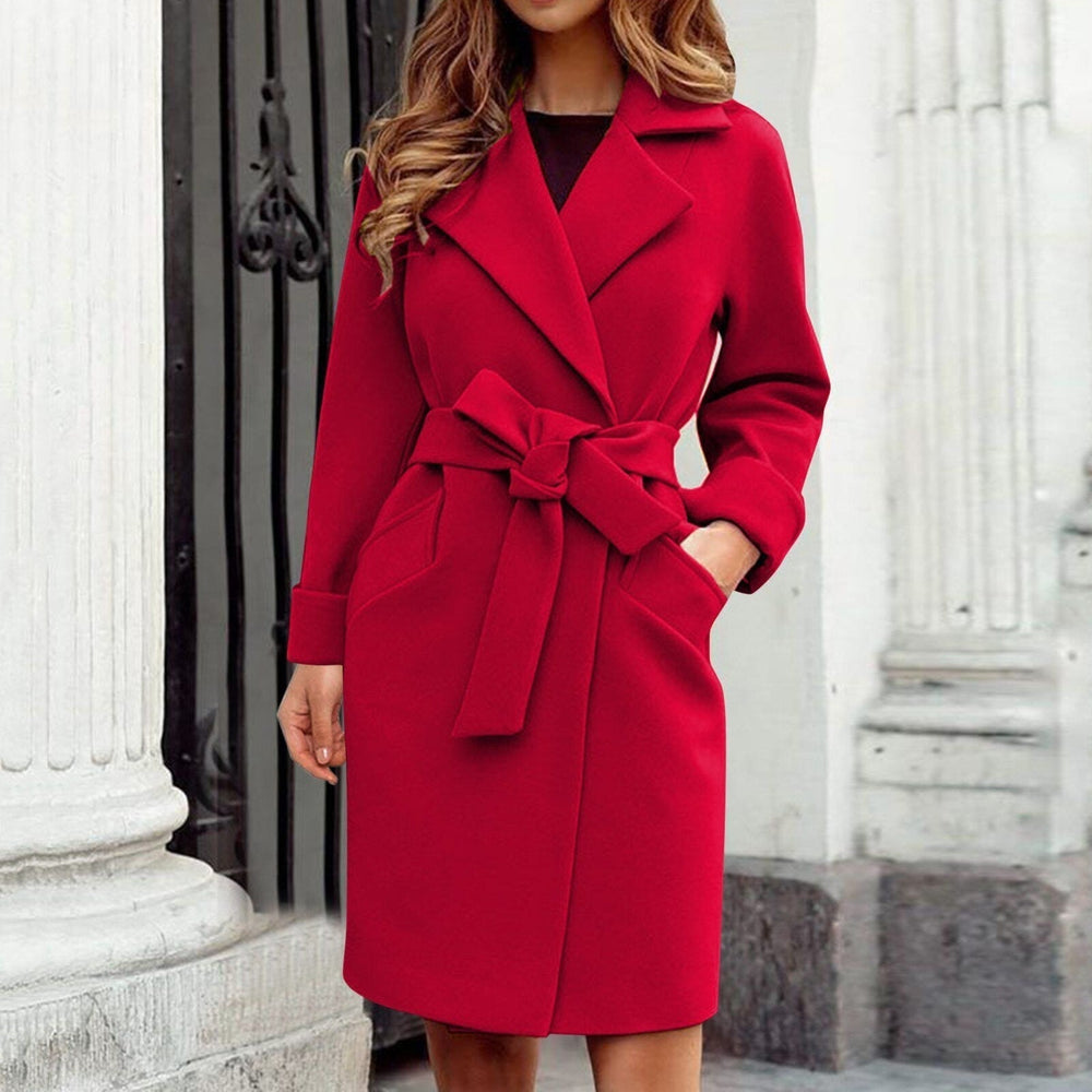 Solange - Women's Long Winter Trench Coat