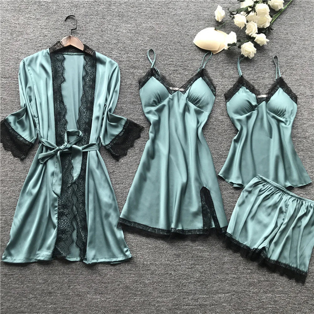 Sylvie - Women's Satin Pyjama Set