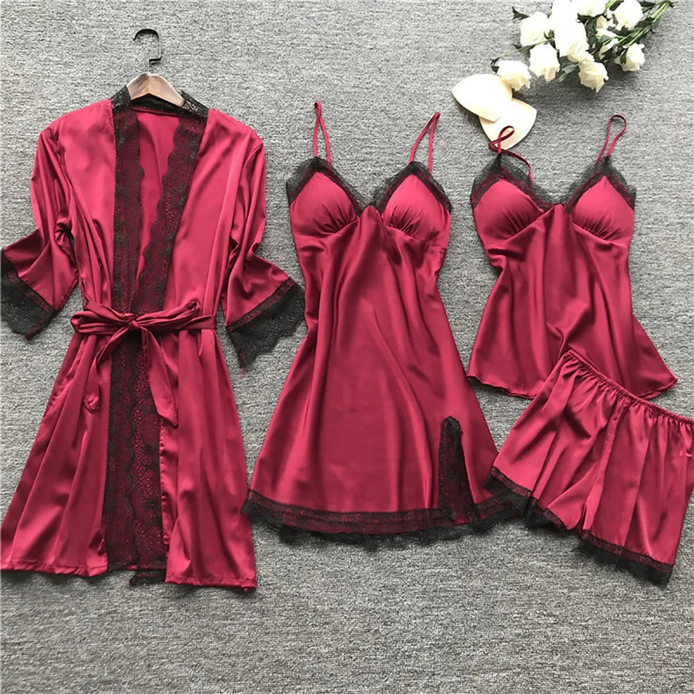 Sylvie - Women's Satin Pyjama Set