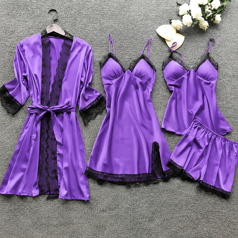 Sylvie - Women's Satin Pyjama Set