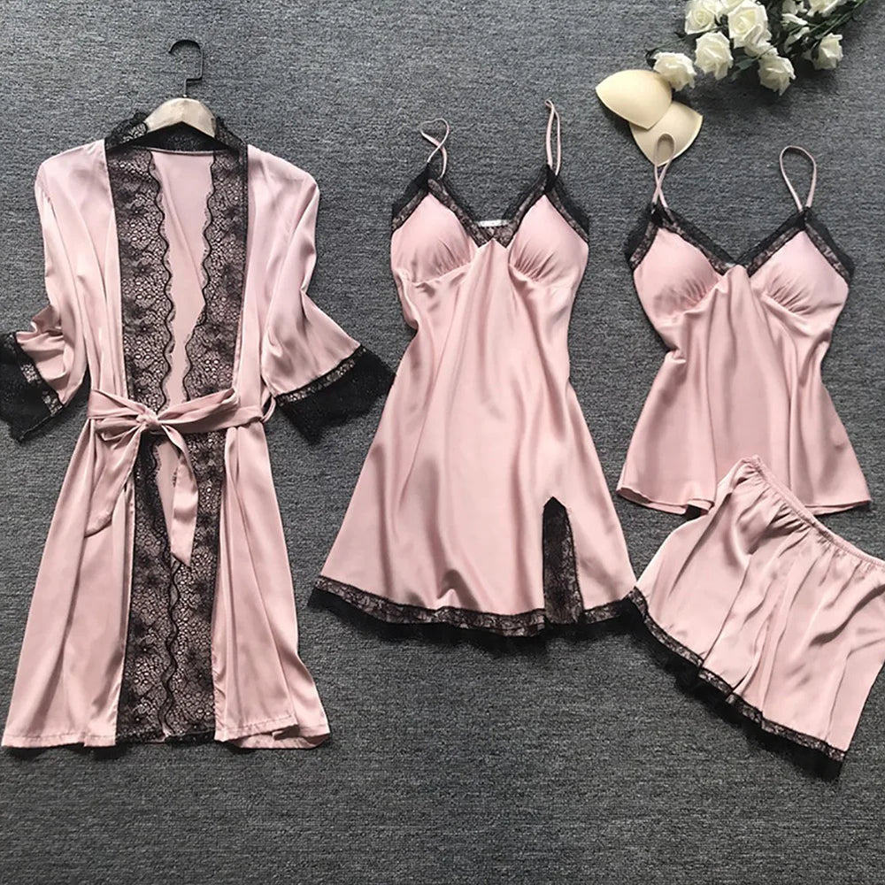 Sylvie - Women's Satin Pyjama Set