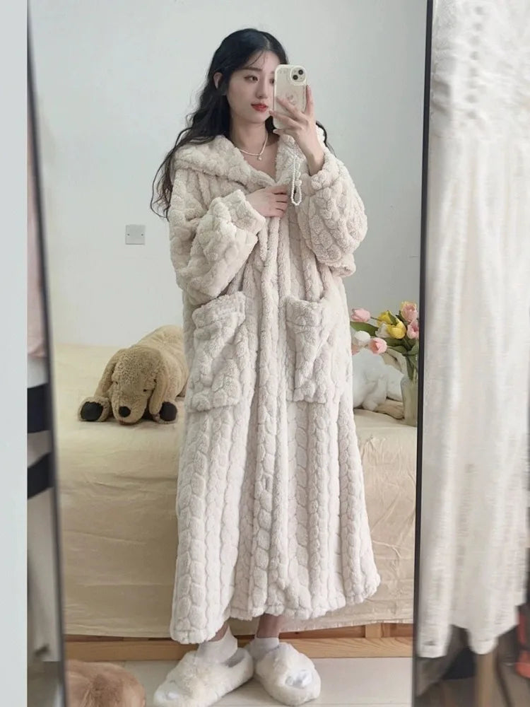 Tabitha - Women's Fleece Bathrobe