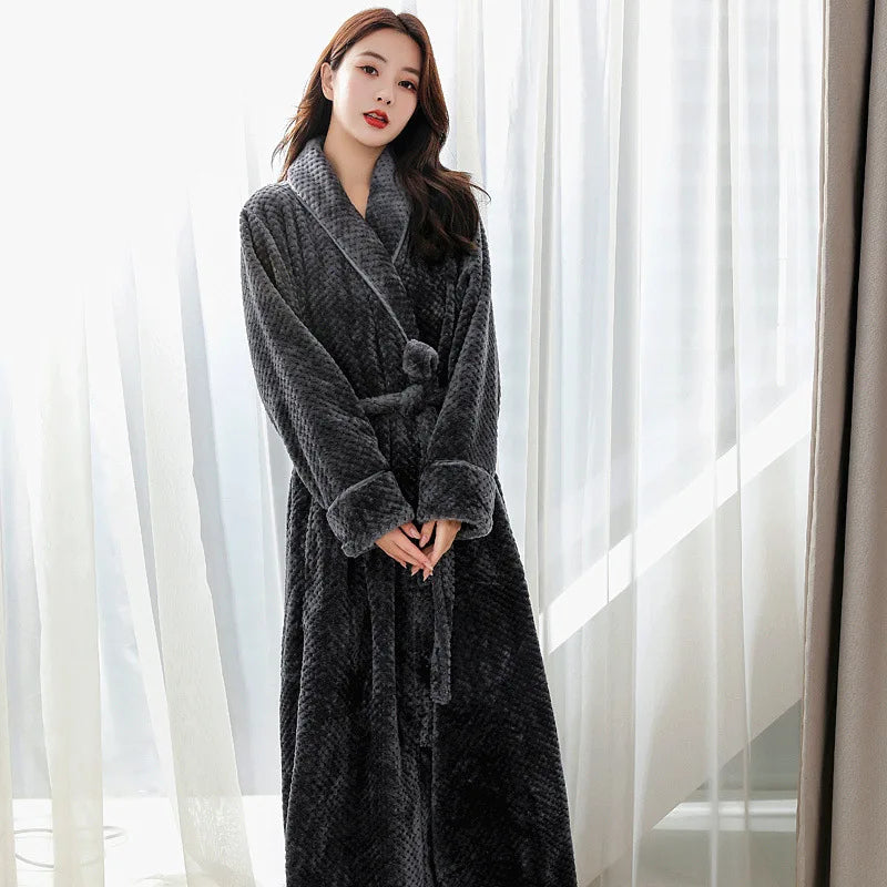 Talia - Women's Plush Bathrobe