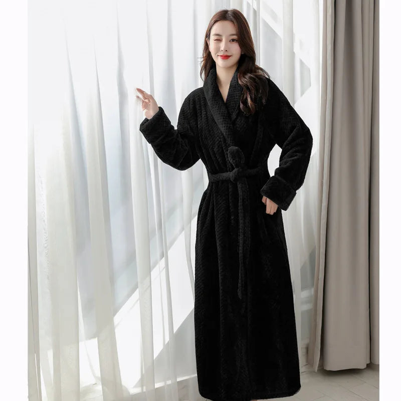 Talia - Women's Plush Bathrobe